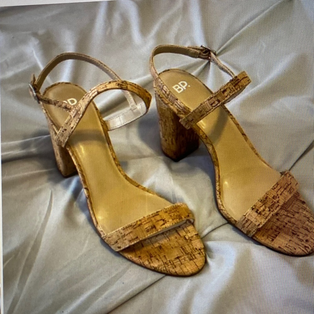 BP Cork Tan Women's Heels
